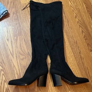 Marc Fisher Black Over the Knee Boots
